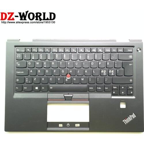 New/Orig Norweigian Danish Nordic Backlit Keyboard with Palmrest for Thinkpad X1 Carbon 4th C Cover Backlight Teclado 01AW974