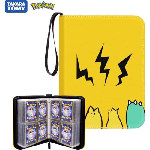POKEMON Cards Holder Album Card book 50Pcs Limited Whole Set Golden Cards Collections Cards Album Toys Gift for Children