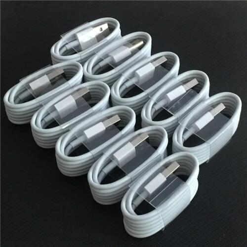 10 pcs USB data Charging Cable For iphone XR X 11 12 Pro max XS Phone fast Charger USB Cords for apple iphone 6 6s 7 8 5 SE 2020