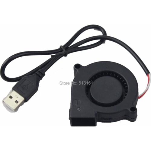 10pcs/lot Gdstime Small 5015 50MM X 15MM DC 5V USB Computer Blower Cooling Cooler Fan