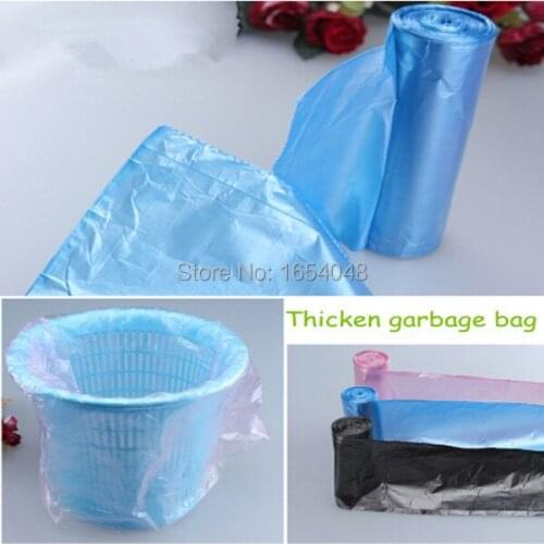 1rolls/lot 30pcs/roll 45x50cm S size fresh material PE Garbage bag, waste bins rubbish classification color Plastic Garbage Bag