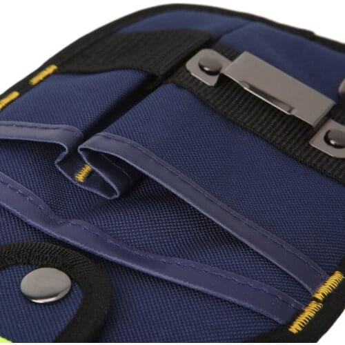 3-Pocket Professional Electrician Tool Bag Tape Buckle Work Belt Pouch
