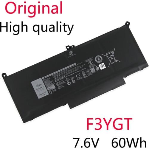 F3YGT Original New Battery For Dell Latitude 7390 7280 7480 DM3WC 0DM3WC 2X39G 60Wh 7.6V
