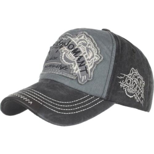 2021 NEW Men Women Washed Cotton Patch Baseball Caps Snapback Cap Adjustable Size Male Bone Ponytail Distressed Retro Sports Cap