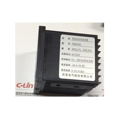 C-lin TDK0302 temperature and humidity control (with sensor) intelligent AC220V
