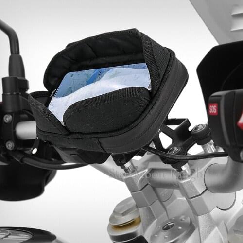 Handlebar Phone Stand Holder Mobile GPS Waterproof Media Bag Navigation Bracket for BMW F650GS F850GS F750GS F800GS F700GS