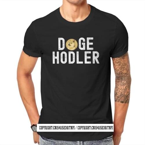 Dogecoin Hodl Classic Bitcoin Cryptocurrency Art T Shirt Classic Grunge Large O Neck Tee Shirt Big Sales Harajuku Mens Clothes