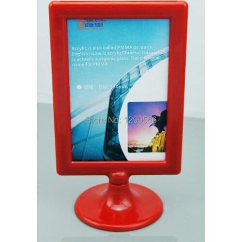 20pcs A5 Double Side ABS Plastic Poster/Menu/Beveragelist/Tent Card Display Stand Photo Frame For Supermarket/Store/Restaurant