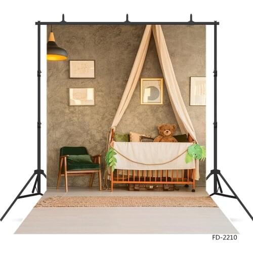 Bed Room Carpet Wood Floor Background For Baby Shower Children Birthday Party Portrait Photography Backdrop Photo Studio Props