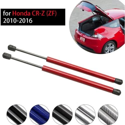 For HONDA CRZ CR-Z (ZF1) Coupe 2010–2016 Rear Liftgate Boot Auto carbon fiber Gas Springs Struts Lift Supports 408,5 mm