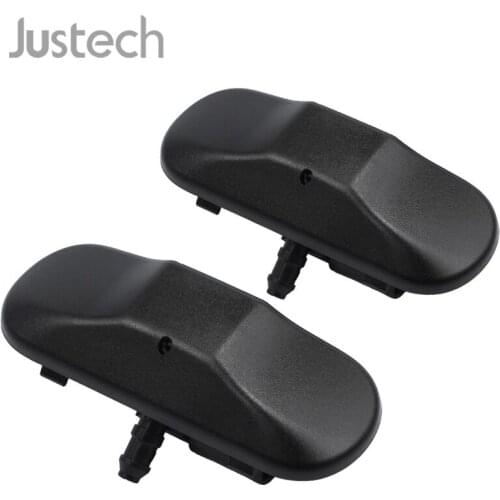 Justech 2 Pcs Wash Water Nozzles Vehicle Front Spray Nozzles Screen Washers Heights 1T0955986 , 5M0 955 986 , 5M0955986 For VW