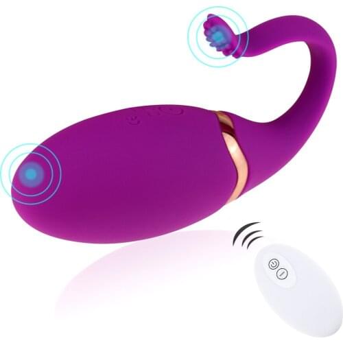 Kegal Ball Vagina Training 10 Speeds G Spot Vibrator Remote Control Silicone Mute Egg Vibrator Vagina Tight Exercise Sex Toy