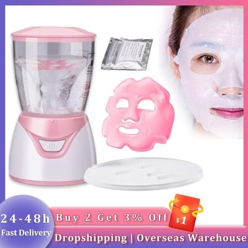Mini DIY Fruit Vegetables Facial Mask Making Machine Automatic Face Skin Lifting Care Home Use SPA Beauty Device Dropshipping