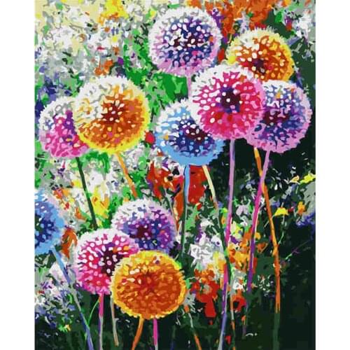 Verf Meisje Schilderij Van Nummers Landschap Diy OliePaint By Number View Canvas Verf Art Pictures Home Decor 40X50cm Rural War