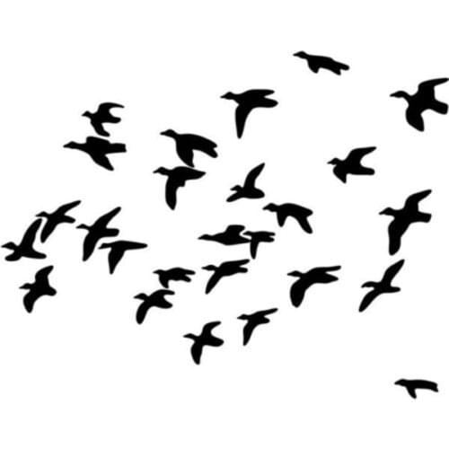 Flying Duck Landing Hunting Car Decal Animal Fashion Decoration Personality Waterproof Pvc Sunscreen Sticker Can Be Customized