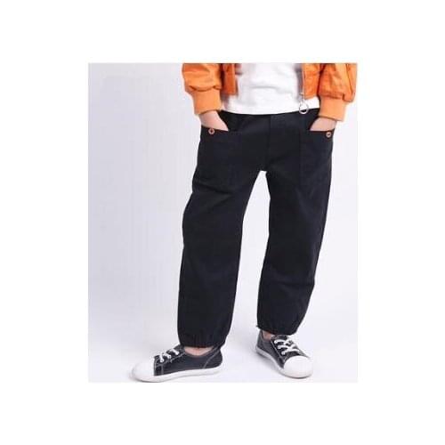 2017 New Children Clothing Kids Black Boys Pants Trousers Casual Baby Boy Clothes Cotton Harem Pants Costume For Kids 3-10 Years