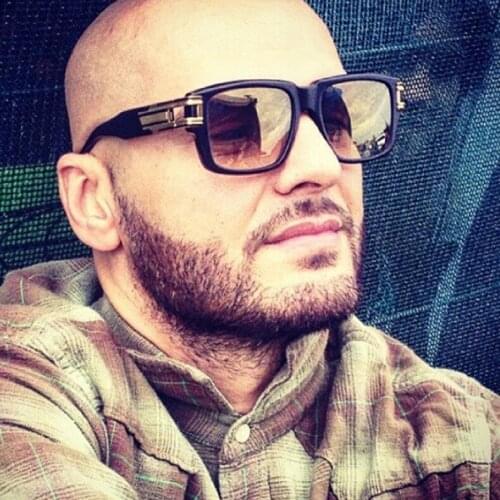 New Luxury Classic Men Sunglasses Fashion Brand Designer Sunglass Stylish Vintage Square Sun Glasses UV400