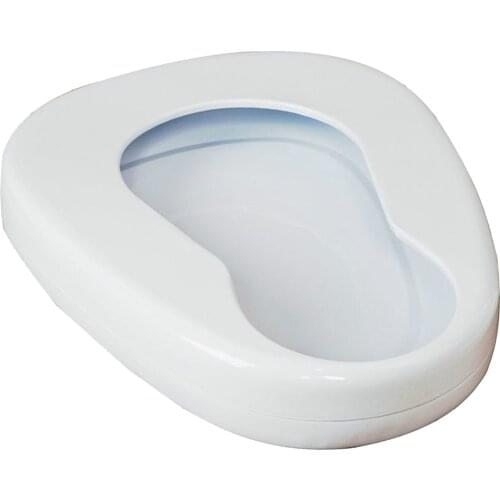 Portable Bedpan Metal Contoured Bedpan Seat Urinal Bed Pan for Bedbound Patients Elderly Daily Incontinence Aids Device