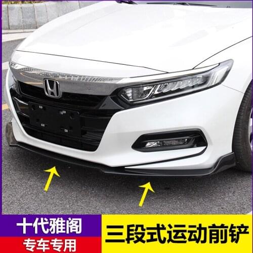 Applied to 10 Shovel Size Surround Bumper Protection Refit 10 Generation Accord Front Lip Trim Spoiler Decoration
