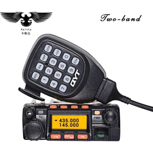 QYT KT-8900 VHF UHF Mobile Radio Two-way Transceiver qyt KT8900 Mini Car Bus Army Mobile VHF Two Way Radio Station+USB CD