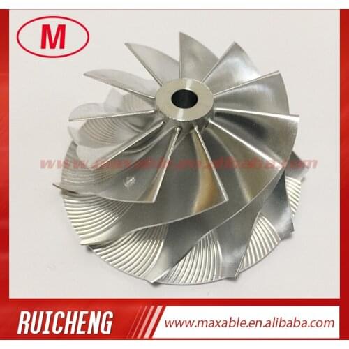TD04H reverse 44.47/56.00mm 11+0 blades high Performance turbo milling/aluminum 2618/billet compressor wheel
