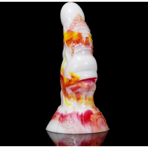 SHET Large Butt Plug 2021 New silicone colorful Curve dildo with suction cup g spot stimulate sex toys for women masturbator