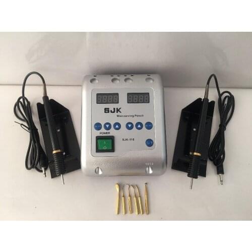1set Dental lab Equipment Electric Wax Carving knife Machine with 6 Wax Tips and 2 Wax Carving Pen