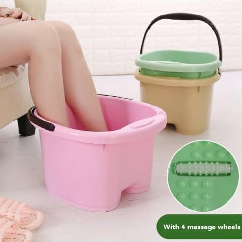 Increase The Thickening Of Japanese Foot Massage Roller Foot Bath Tub Household Plastic Foot Bath Tub Large Foot Bath Tub