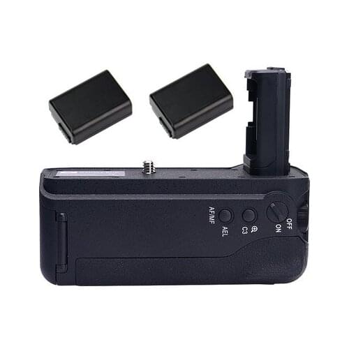 VG-C2EM VGC2EM Battery Grip+2x NP-FW50 NPFW50 FW50 Batteries for Sony A7II A7R2 A7M2 A7S2