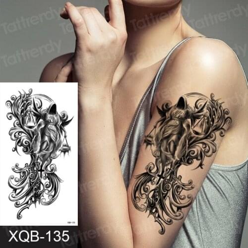 Waterproof Temporary Tattoo Sticker Tribal totem old school fake tatto flash tatoo tatouage Stickers hand arm for girl women men