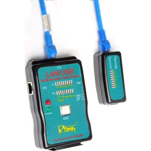 High Quality CT-168 Multi-modular Ethernet Lan Cable Tester RJ11 RJ12 RJ45 USB BNC Cable Tester