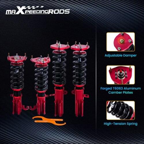 24 Step Adjustable Coiover Shock Absorber for Toyota Corolla AE100 AE101 AE111 88-99 Suspension