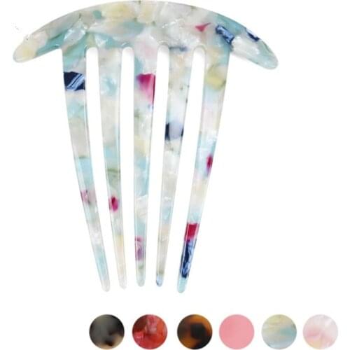 5 Teeth Acetic Women Hair Twist Styling Clip Stick Bun Maker DIY Hair Braiding Tools Hair Accessories Braider Hairstyle