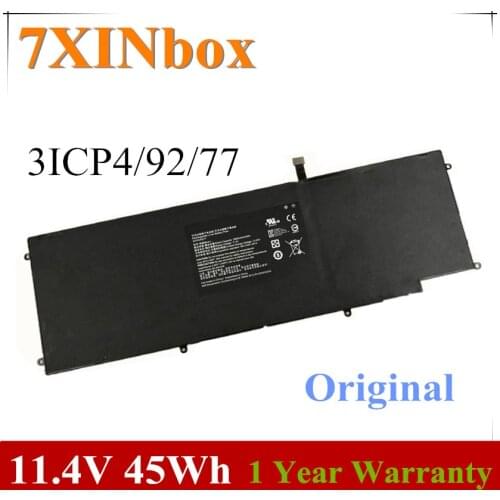 7XINbox 11.4V 45wh 3950mAh Original 3ICP4/92/77 3ICP4/92/80 Laptop Battery For Razer Blade Stealth Series RC30-0196