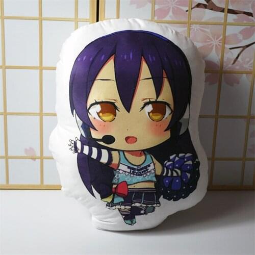 Anime LoveLive!School idol project Cartoon Plush Doll Stuffed Toy Throw Pillow Cushion Cosplay Prop Decor Boy Girl Gift 1 pcs