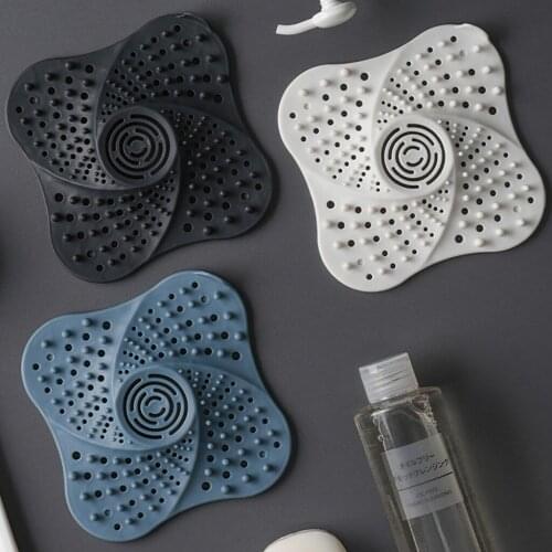 Black Floor drain Bathroom sink strainer Drain Hair Catcher Bath Stopper Plug Sink Strainer Filter Shower Sink Strainer Plug