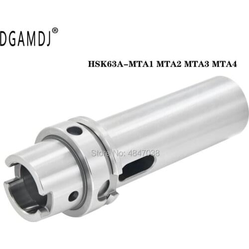 CNC Tool Holder HSK63A-MTA1 MTA2 MTA3 MTA4-100L 120L 140L 160L Morse Drill Tool Holder High Precision