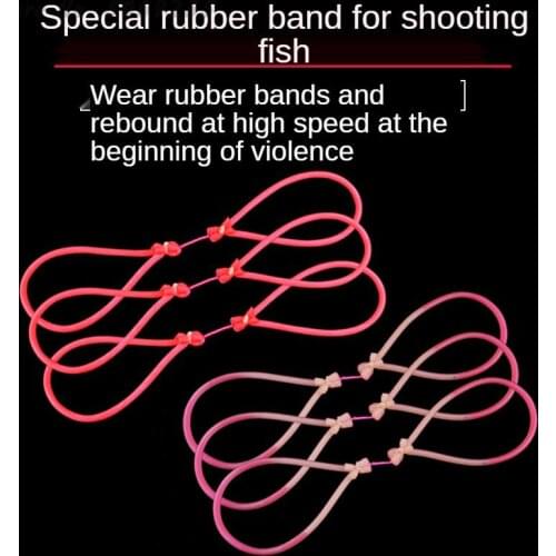 5/10pcs Outdoor Elastic Bungee Rubber Band for Fishing Shooting Slingshot Catapult Replacement Use on Fishing