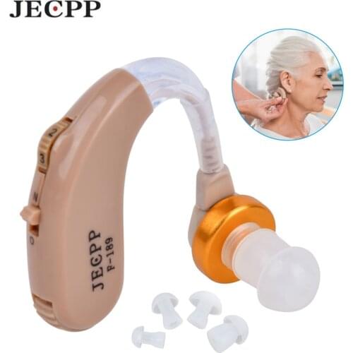 F-189 Digital Hearing Aid Digital Portable Ear Sound Amplifier BTE Small Hearing Aids Ear Care