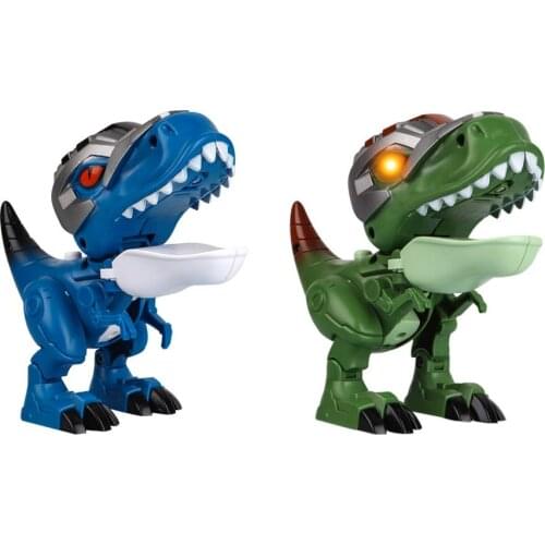 Deformation Dinosaur Toys Mini Cute Transform Boys Girls Educational Robot Tyrannosaurus Velociraptor Action Figures Toys