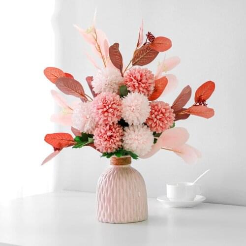 Living Fake Style Artificial Decoration Table Flower Room Nordic Simulation Dining