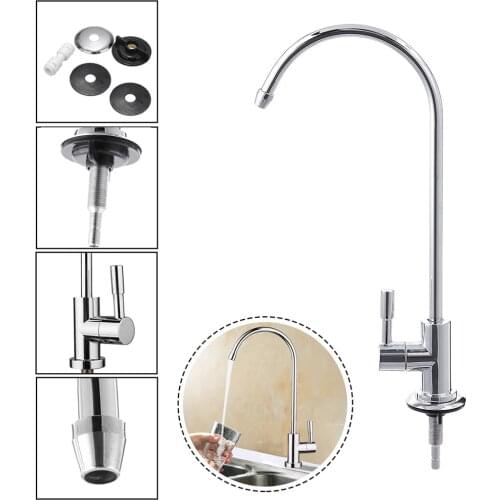 Kitchen 1/4 Inch RO Drinking Water Filter Faucet Reverse Osmosis System Sink Tap B88