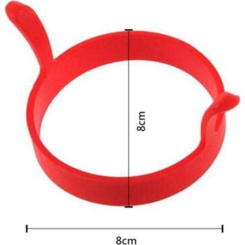 Creative Breakfast Cooking Tools Round Silicone Omelette Mould for Eggs Frying Pancake LX6761