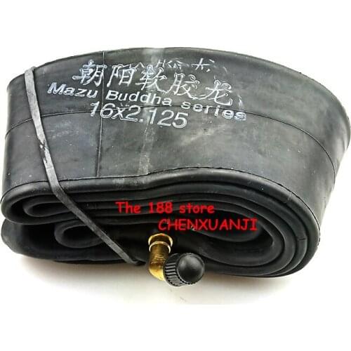 BEST Electric vehicle Cycle Inner Tube size 16x2.125 with a Bent Angle Valve Stem good quality