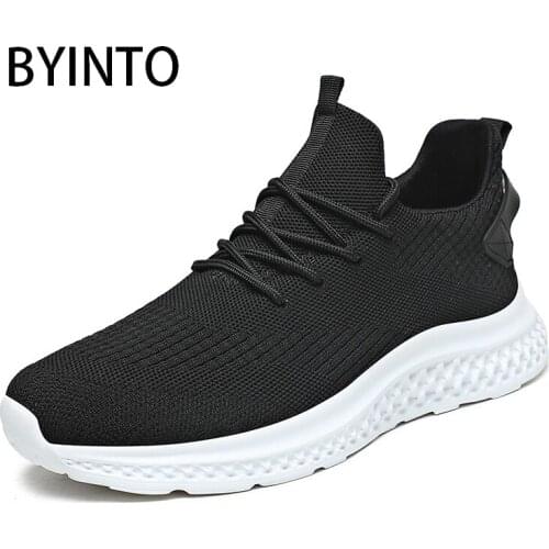 2021 Men Tennis Shoes Light Breathable Mesh Non-Slip Soft Bounce Sneakers Black Sport Male Trainers Tenis Masculino Basket Homme