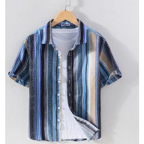 2021 New style Suehaiwes brand Italy pure linen shirt men summer casual shirts for men tops comfortable mens clothing chemise