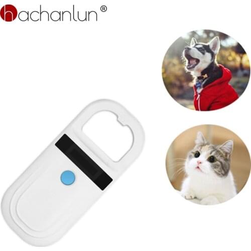 Pet RFID Chip Reader For Dog Cat LCD Display Animal Microchip Scanner Tag FDX-B IOS IEC11784/5 Barcode Scanner
