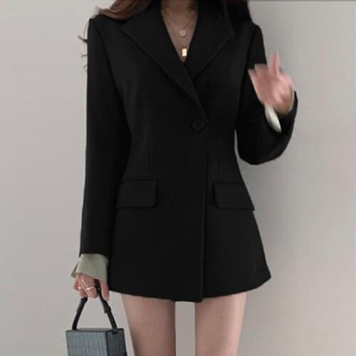 2021 Korean Chic Port Style Loose Suit Jacket Goddess Fan New Net Red Casual Temperament Small Suit