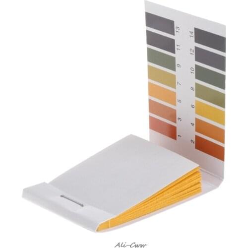 80 Pcs Test Paper 1-14 PH Solution Strips Litmus Tool Kit Indicator Aquarium Pond