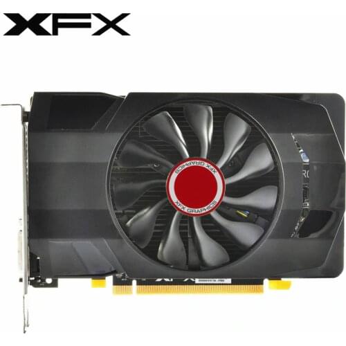 Original XFX RX 550 2GB Graphics Video Cards AMD Radeon RX550 2G GPU Desktop PC Computer Game Videocards Screen Map RX 560 570